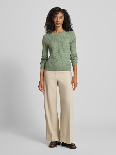 Christian Berg Woman Strickpullover aus reinem Kaschmir Schilf 1