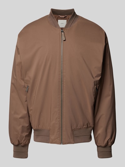 CK Calvin Klein Bomberjacke mit Reißverschlusstaschen Modell 'SPORT HERO BOMBER' Beige 2