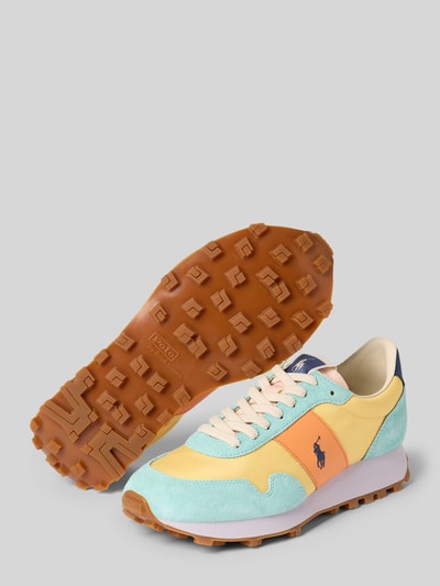 Polo Ralph Lauren Sneaker mit Label-Stitching Helltuerkis 4