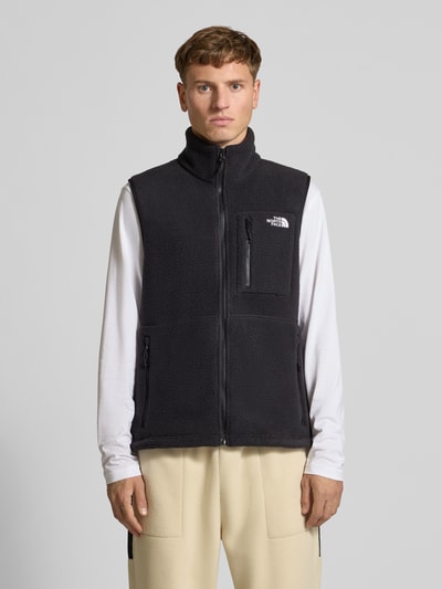 The North Face Kamizelka z polaru z wyhaftowanym logo model ‘YUMIORI’ Czarny 4