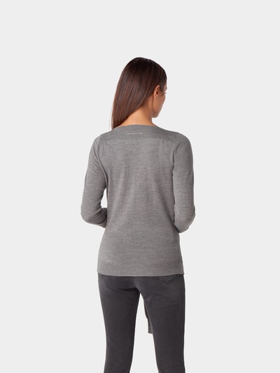 MM6 Maison Margiela Strickpullover aus Wolle Mittelgrau 5