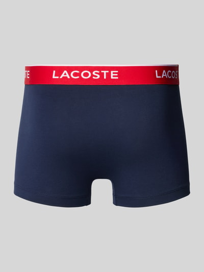 Lacoste Trunks mit elastischem Logo-Bund im 3er-Pack Blau 3