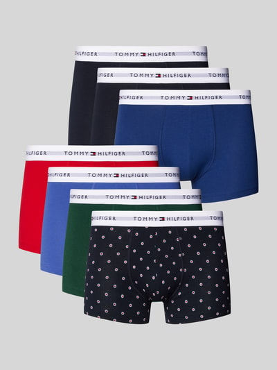 Tommy Hilfiger Trunks mit elastischem Logo-Bund im 7er-Pack Rot 1