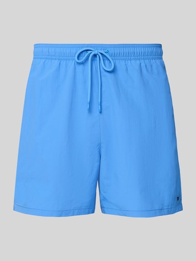 Tommy Hilfiger Regular fit zwembroek met logostitching Blauw - 1