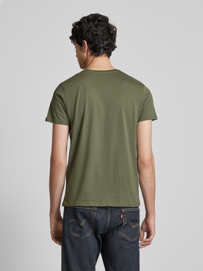 Alpha Industries T-shirt z nadrukiem z logo Zielony 5