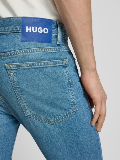 Hugo Blue Jeans mit Eingrifftaschen Modell 'Ash' Jeansblau 3