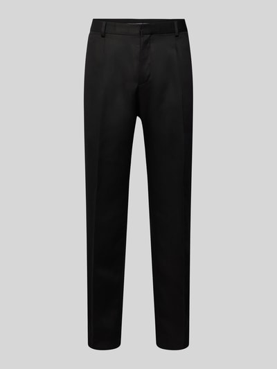 CK Calvin Klein Slim fit stoffen broek met persplooien Zwart - 2