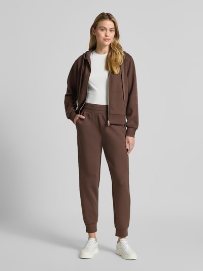 Guess Sweatpants met elastische band, model 'VICTOIRE' Chocoladebruin - 1