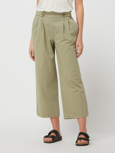 Esprit Schlupfhose aus Baumwolle Khaki 4