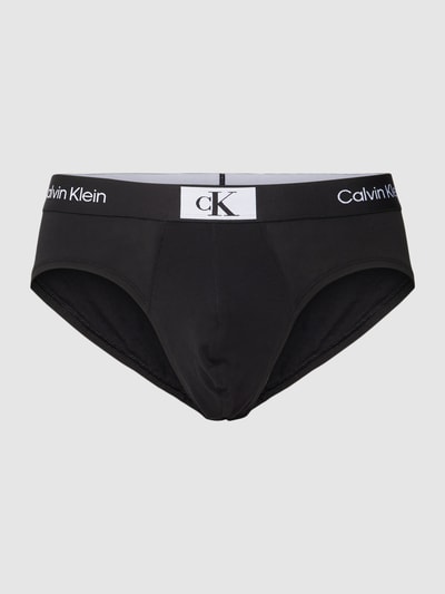 Calvin Klein Underwear Slipy z detalem z logo Czarny 2