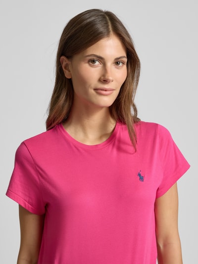 Polo Ralph Lauren T-Shirt mit Logo-Stitching Pink 3