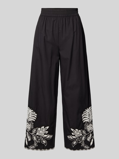 Jake*s Collection Marlenehose mit elastischem Bund Black 2