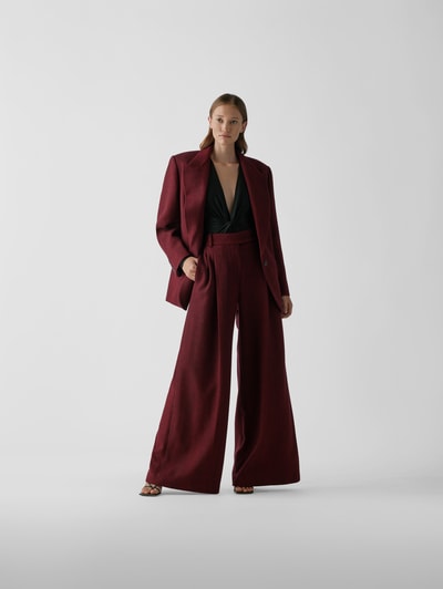 Alexandre Vauthier Blazer mit Schulterpolstern Dunkelrot 1