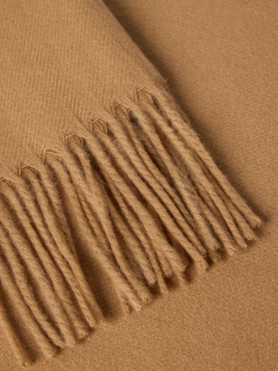 Fraas Sjaal met koordjes, model 'Cashmink' Camel - 2