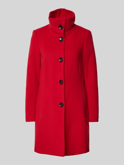 Milo Coats Mantel mit Stehkragen Modell 'Babette' Rot 2