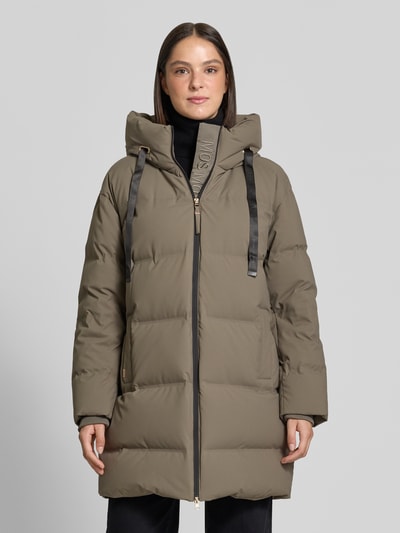MOS MOSH Mantel mit Dauen-Federfüllung Modell 'Avon Hope' Khaki 4