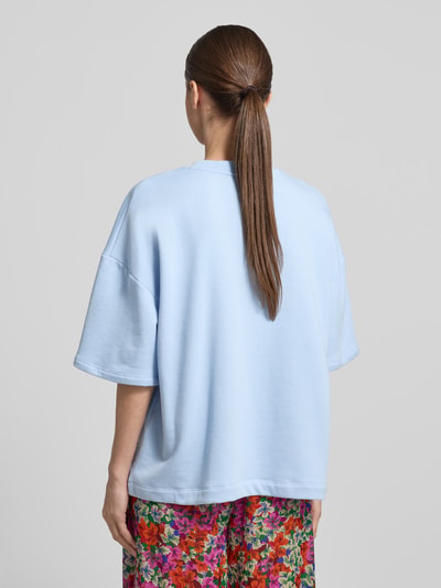 Essentiel Antwerp Bluza o kroju oversized z mieszanka bawełny model 'JISTA' Jasnoniebieski 5