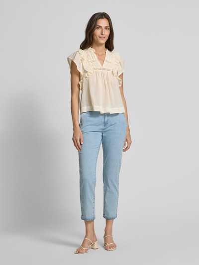 MAC Jeans in verkorte pasvorm met steekzakken Lichtblauw - 1