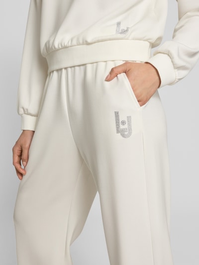 LIU JO SPORT Sweatpants mit elastischem Bund Offwhite 3