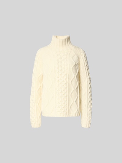 Filippa K Regular Fit Pullover aus reiner Wolle Ecru 2