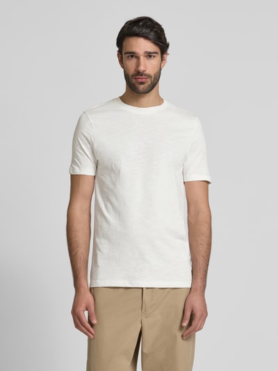 MCNEAL T-Shirt mit geripptem Rundhalsausschnitt Sand 4