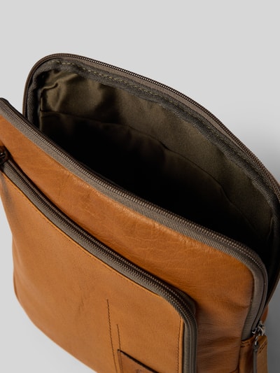 Strellson Schoudertas van echt leer, model 'BRIAN' Cognac - 5