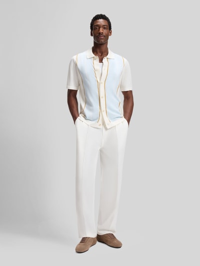 BOSS Regular Fit Freizeithemd aus Baumwoll-Mix Modell 'C-LASTRO' Offwhite 1