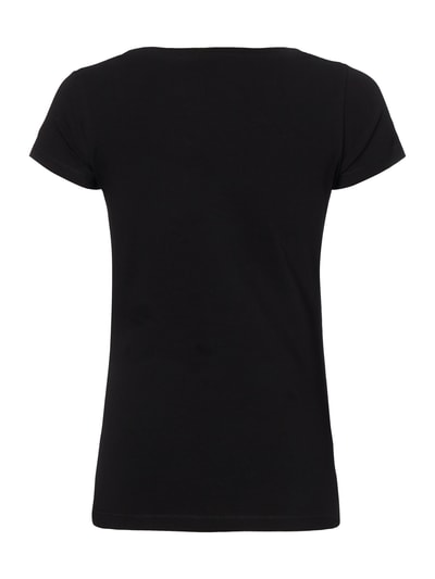 Pepe Jeans T-Shirt mit Pailletten-Besatz Black 3
