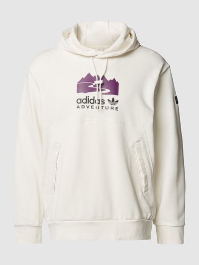 adidas Originals Hoodie aus Baumwolle mit Logo-Print Offwhite 2