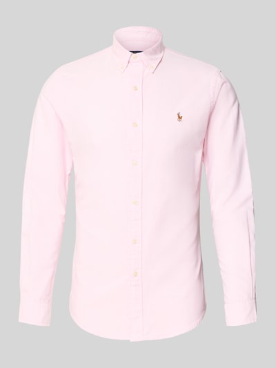 Polo Ralph Lauren Slim Fit Freizeithemd aus reiner Baumwolle Pink 1