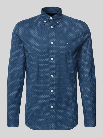 Tommy Hilfiger Koszula casualowa o kroju slim fit z czystej bawełny Jeansowy niebieski 2