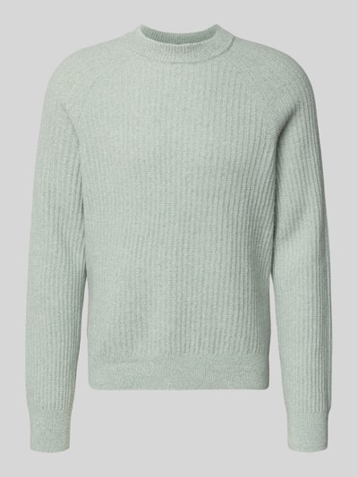 BOSS Orange Regular Fit Pullover aus Woll-Mix  Mint 2