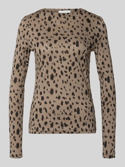 ARMEDANGELS Slim Fit Langarmshirt aus reiner Bio-Baumwolle Modell 'LEO LONGSLEEVE' Taupe 2