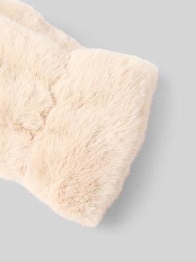 B.Young Handschuhe aus Kunstfell Modell 'Wolfie' Beige 2