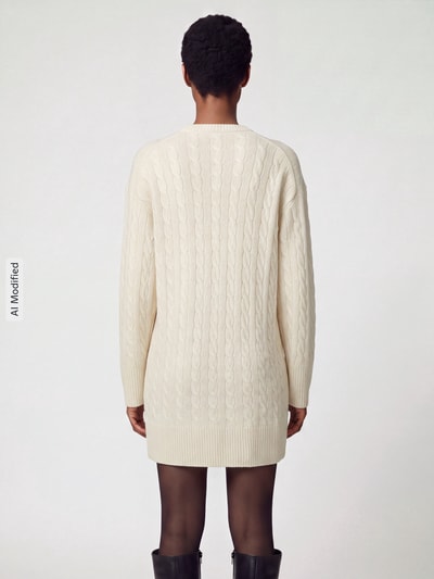 Polo Ralph Lauren Strickkleid aus Woll-Kaschmir-Mix Weiss 5