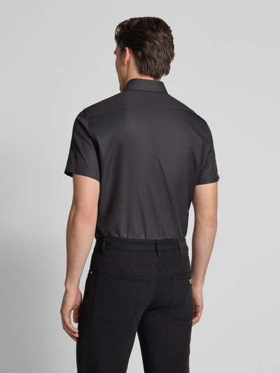 Christian Berg Men Regular Fit Business-Hemd mit Kentkragen Anthrazit 5