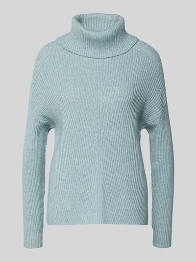 ONLY Regular Fit Rollkragenpullover aus Viskose-Mix Modell 'KATIA' Mittelgrau 2