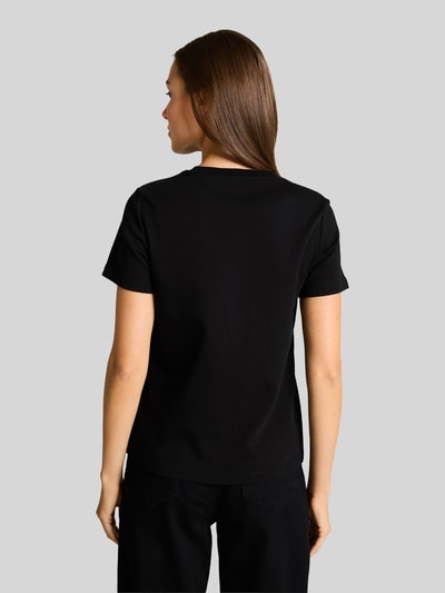 Tom Tailor Regular Fit T-Shirt aus reiner Baumwolle Black 5