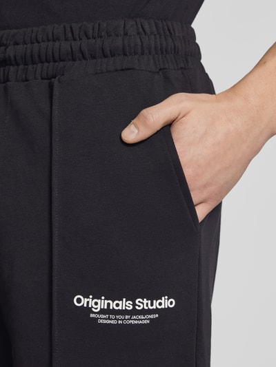 Jack & Jones Sweatshorts mit Tunnelzug Modell 'ESTERBRO' Black 3