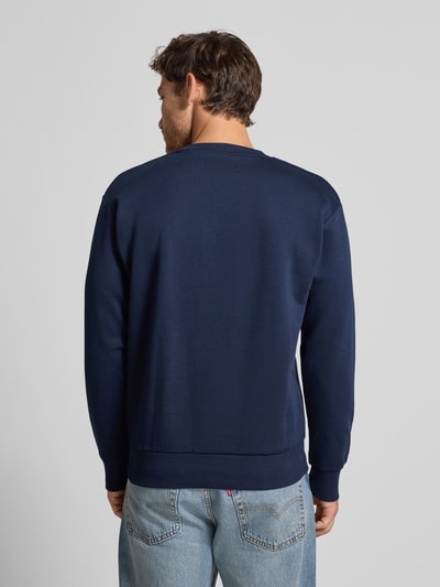 Tom Tailor Denim Regular fit sweatshirt van katoenmix Marineblauw - 5