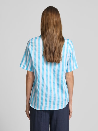 ETERNA Regular fit blouse met 1/2-mouwen Aquablauw - 5