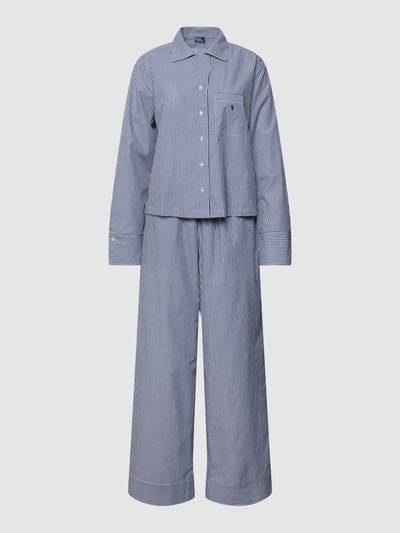 Polo Ralph Lauren Pyjama mit Streifenmuster Marine 2