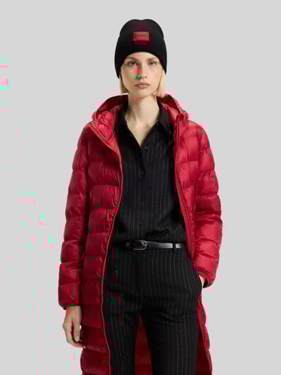 HUGO Beanie aus Schurwoll-Mix Modell 'SAFFA' Black 1