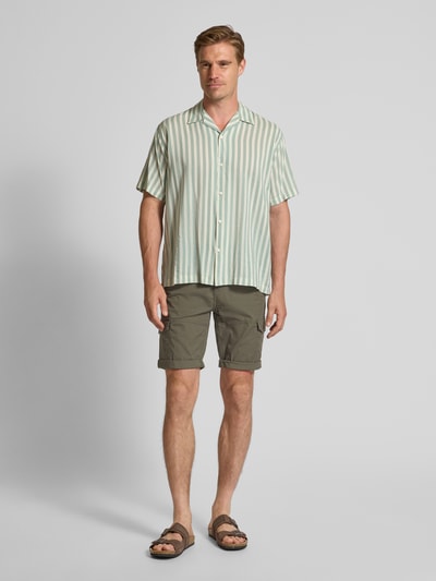 Lerros Shorts mit Cargotaschen Dunkelgruen 1