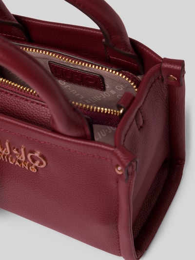 Liu Jo White Tote Bag in Leder-Optik Bordeaux 5