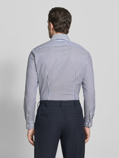 Tommy Hilfiger Tailored Fit Businesshemd aus Baumwoll-Mix Marine 5