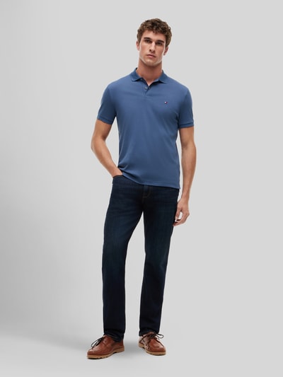 Tommy Hilfiger Koszulka polo z czystej bawełny o kroju regular fit Szaroniebieski 1