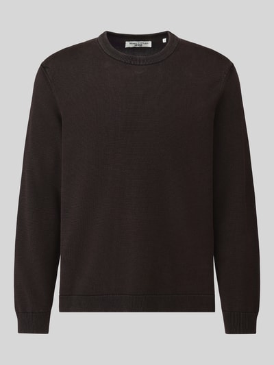 Marc O'Polo DENIM Regular Fit Pullover aus reiner Baumwolle Dunkelbraun 2