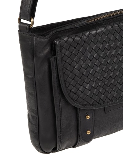 Lara Lauren Crossbody Bag aus Leder Modell 'Era' Black 6