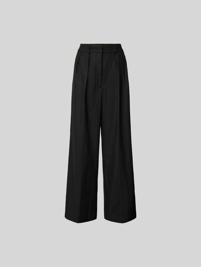 black palms Stoffhose mit Bundfalten Marine 2
